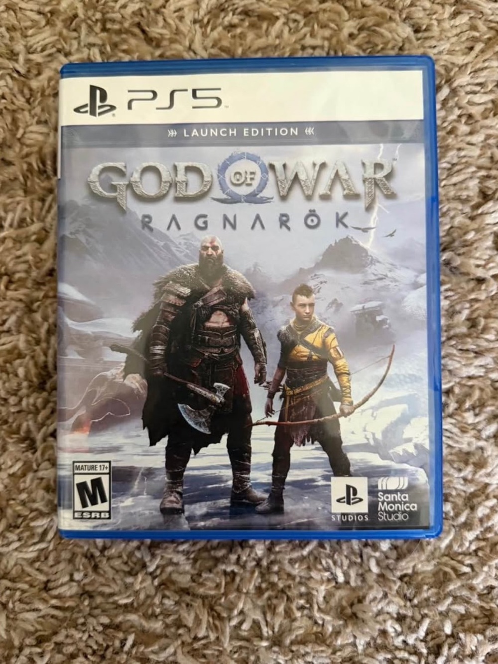 Sony PS5 God of War Ragnarök (Blue) - Launch Edition Case